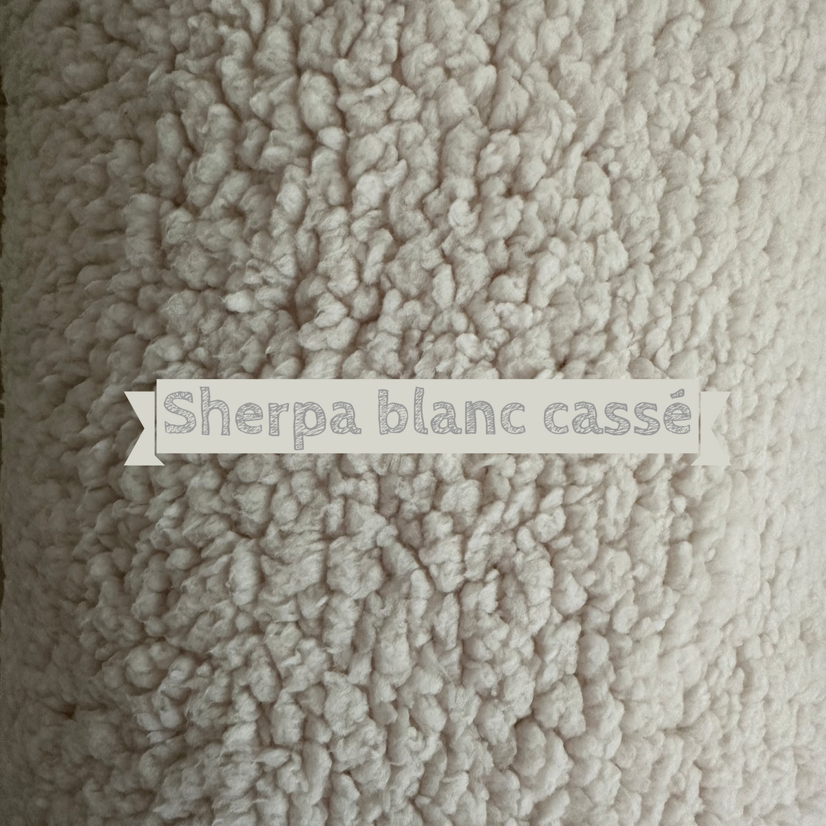 sherpa blanc cassé