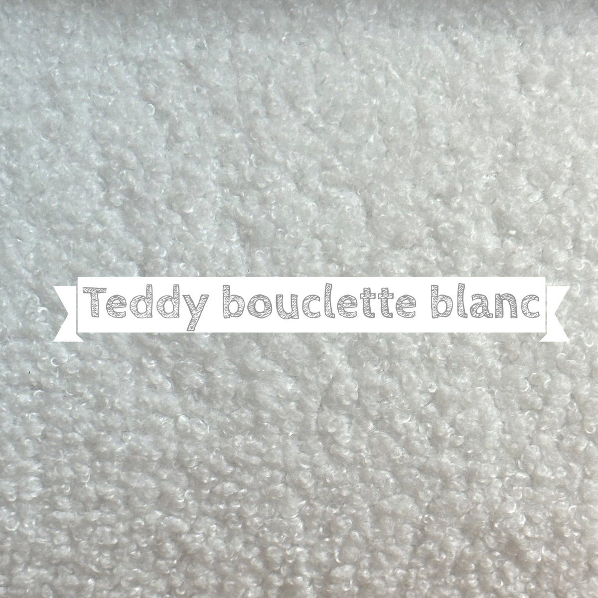 Teddy blanc